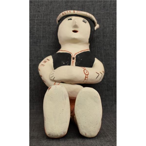COCHITI POTTERY FIGURE (ARGUERO)