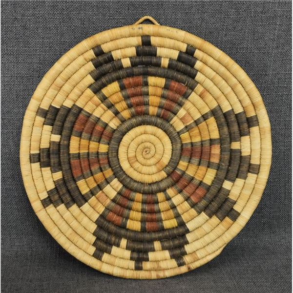 HOPI BASKETRY PLAQUE.