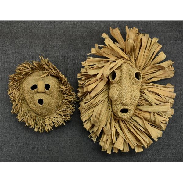 IROQUOIS INDIAN CORN HUSK MASKS