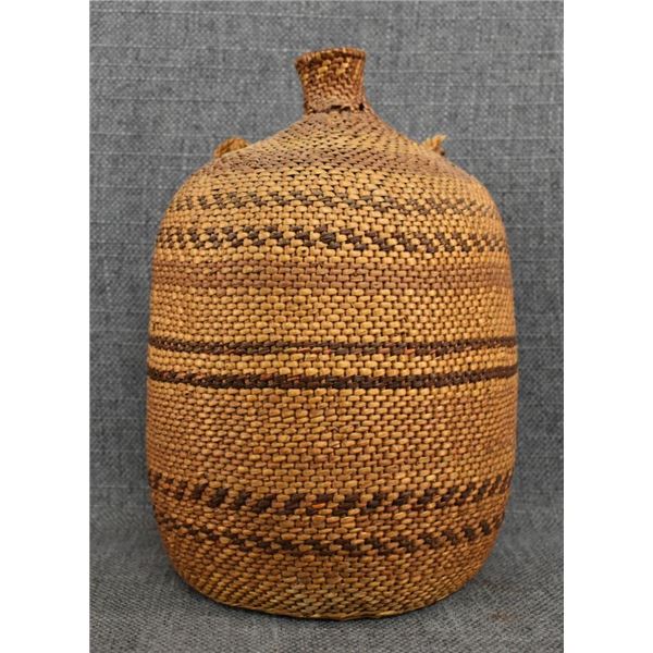 PAIUTE BASKETRY BOTTLE