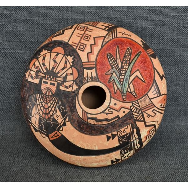 HOPI POTTERY BOWL (DELMAR POLACCA NAMPEYO)