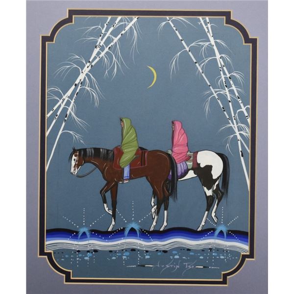 NAVAJO PAINTING (JUSTIN TSO)