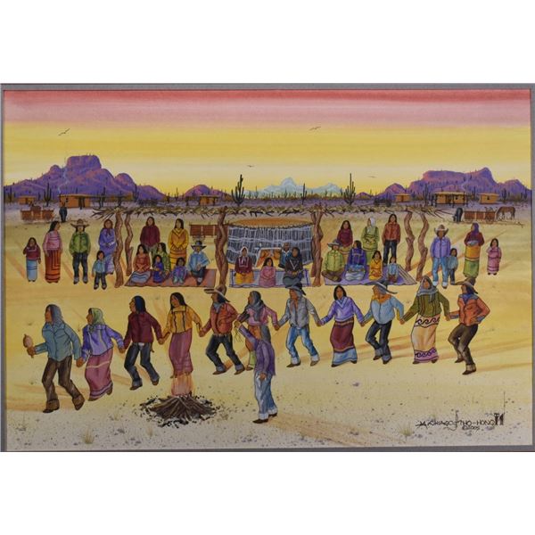 PAPAGO PAINTING (MICHAEL CHIAGO )