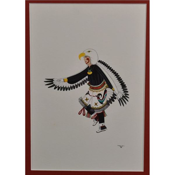 TESUQUE PAINTING (VIRGIL VIGIL)