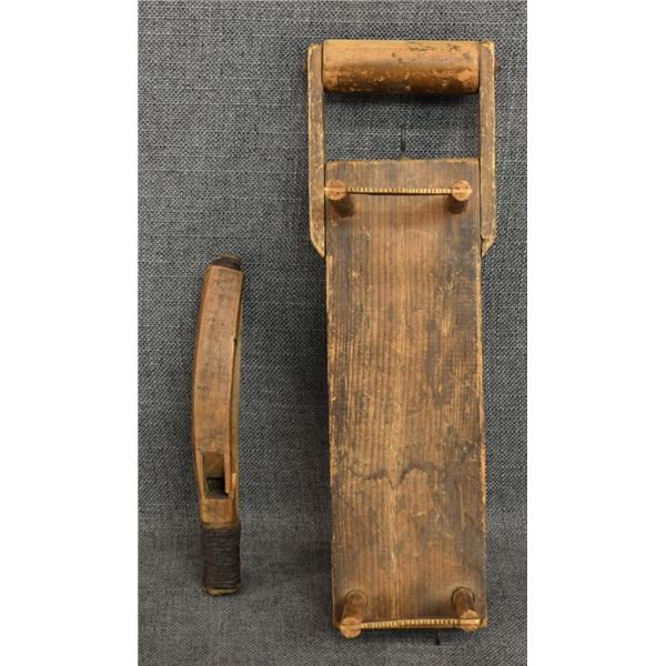 WOODEN LOOM AND WHISTLE