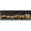 Image 2 : SIX HOPI MINIATURE BASKETS
