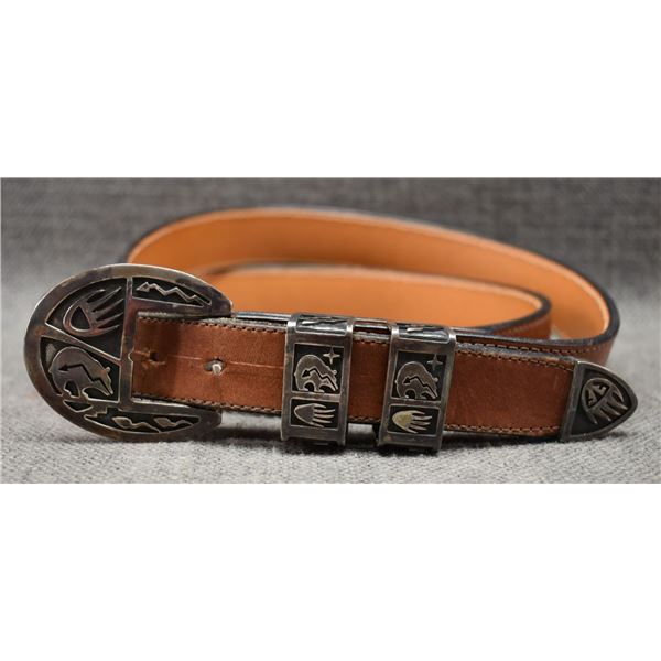 HOPI RANGER BUCKLE SET (GENE POOYOUMA)