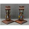 Image 2 : NEW MEXICAN FOLK ART CANDEL STICK HOLDERS