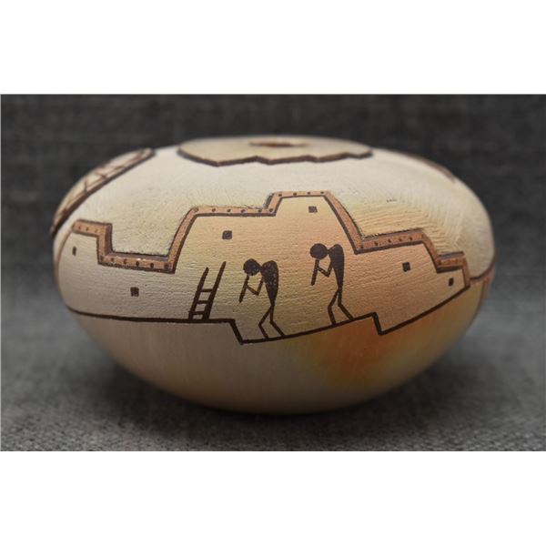 HOPI POTTERY SEED JAR (LOREN HAMILTON NAMPEYO)