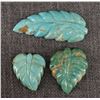 Image 1 : THREE TURQUOISE LEAVES
