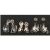 Image 5 : THREE PAIR NAVAJO EARRINGS
