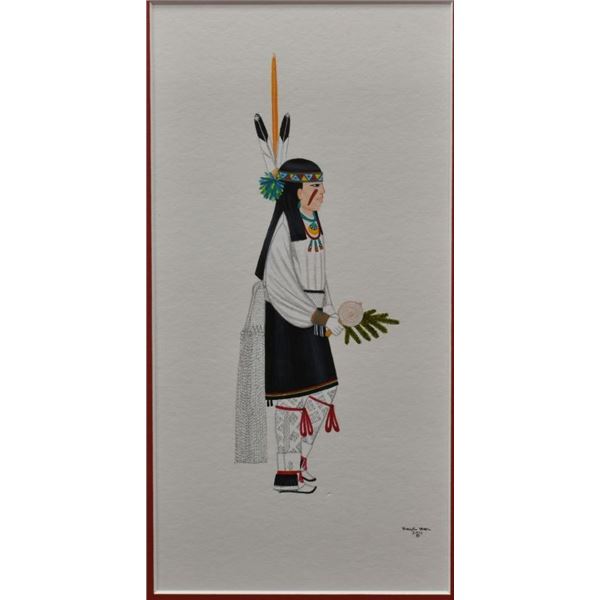 TESUQUE PAINTING (VIRGIL VIGIL)