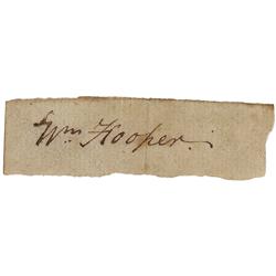 Declaration of Independence: William Hooper