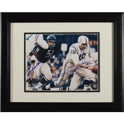 Dick Butkus and Johnny Unitas