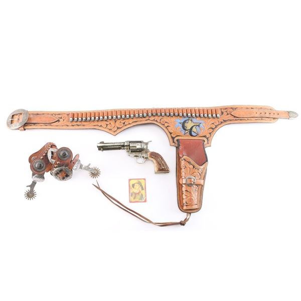 Custom Carved Leather Holster Rig.