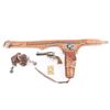 Image 1 : Custom Carved Leather Holster Rig.