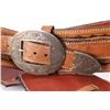 Image 8 : Custom Carved Leather Holster Rig.