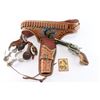 Image 9 : Custom Carved Leather Holster Rig.