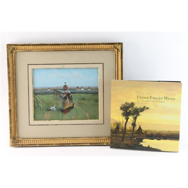 Fine Original Gouache & Signed Book.