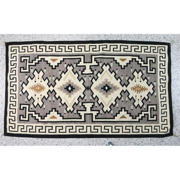 Navajo Rug With Geometric & Arrows.