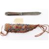 Image 2 : Sioux Beaded Scabbard and Knife.