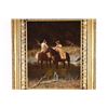 Image 2 : Original Oil on Canvas of Cowboys on Horses.