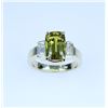 Image 2 : Ultra Dazzling Alexandrite & Diamond Ring.