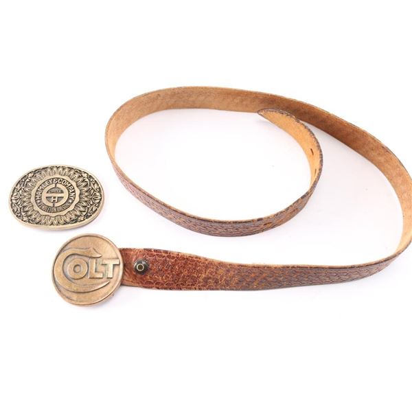 Cast Bronze/Brass Colt Belt Buckle