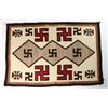 Image 1 : Navajo Rolling Good Luck Symbol Rug.