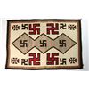 Image 2 : Navajo Rolling Good Luck Symbol Rug.