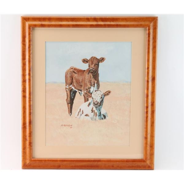 Gouache on Paper by R. Perner.