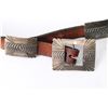 Image 3 : Navajo Sterling Silver Concho Belt.