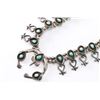 Image 2 : Navajo Turquoise & Sterling Squash Blossom.