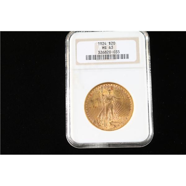 1924 20$ Saint Gaudens Coin