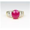 Image 1 : Gorgeous Fine Burmese Ruby & Diamond Ring.