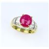 Image 5 : Gorgeous Fine Burmese Ruby & Diamond Ring.