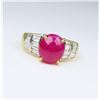 Image 7 : Gorgeous Fine Burmese Ruby & Diamond Ring.