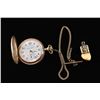 Image 1 : Hampden Pocket Watch & Elk Tooth Fob.