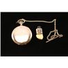 Image 3 : Hampden Pocket Watch & Elk Tooth Fob.