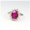 Image 3 : Brilliant Fine Ruby and Diamond Ring.