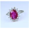 Image 4 : Brilliant Fine Ruby and Diamond Ring.