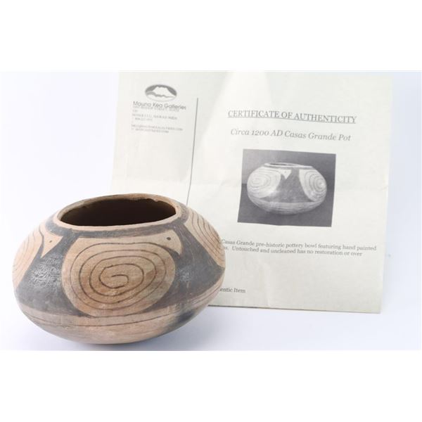 Casas Grande Prehistoric Painted Bowl.
