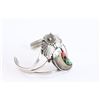 Image 3 : Navajo Bear Claw & Sterling Cuff.