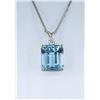 Image 4 : Aquamarine and Diamond Pendant.