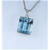 Image 6 : Aquamarine and Diamond Pendant.