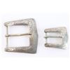 Image 1 : Vintage His & Hers Bohlin Sterling Buckles.