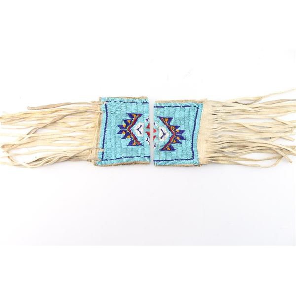 Pair of Arapaho Beaded Cuffs.