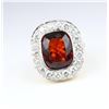 Image 5 : Citrine and Diamond Ring.