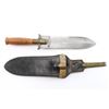Image 2 : U.S. Model 1880 Hunting Knife w/ Scabbard #565