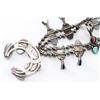 Image 3 : Navajo Coral & turquoise Squash Blossom
